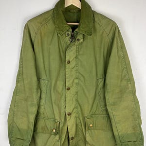 Barbour light weight jacket green Large