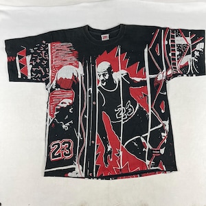 Nike Jordan t shirt 90s megaprint Large image 1
