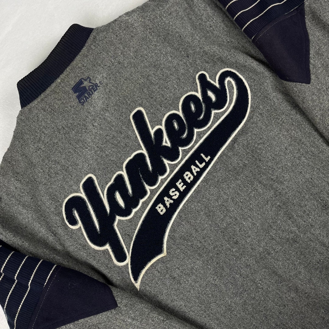 New York Yankees Starter Jacket Vintage Varsity Rare 80s 90s Etsy
