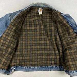 Carhartt Trucker Jacket Jeans XXL Made in USA - Etsy