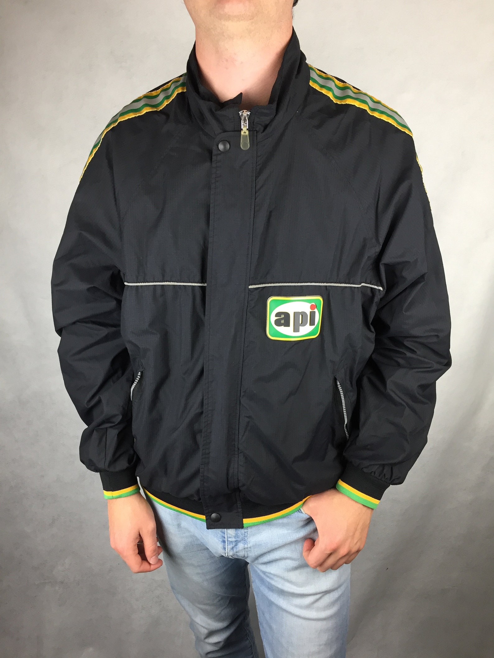 Vintage Api jacket very rare gas station Etsy