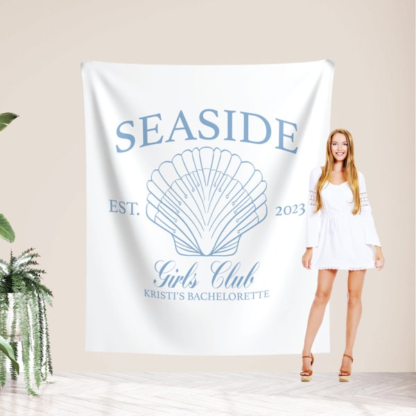 Custom Seaside Bachelorette Photo Backdrop Country Club Bachelorette Party Decor Photo Booth Cocktails And Country Clubs