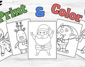 100 Christmas Coloring Pages!