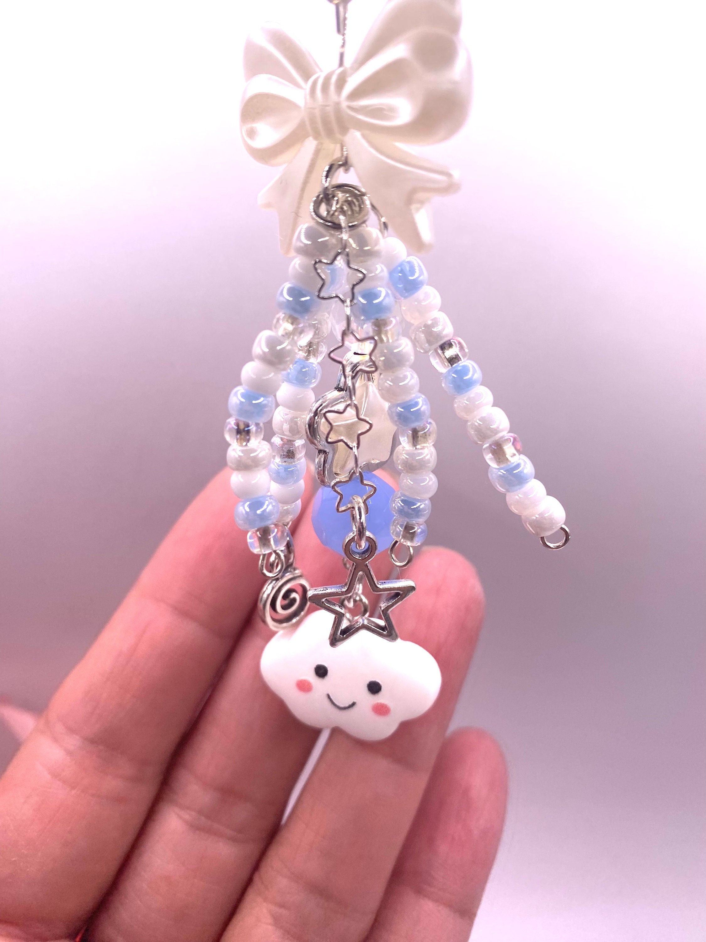 Ornaland Cat Phone Charm Cute Y2K Phone Charms Strap For Bag