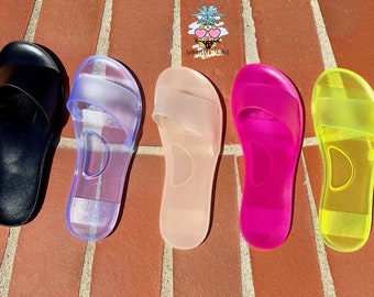 clear jelly water shoes