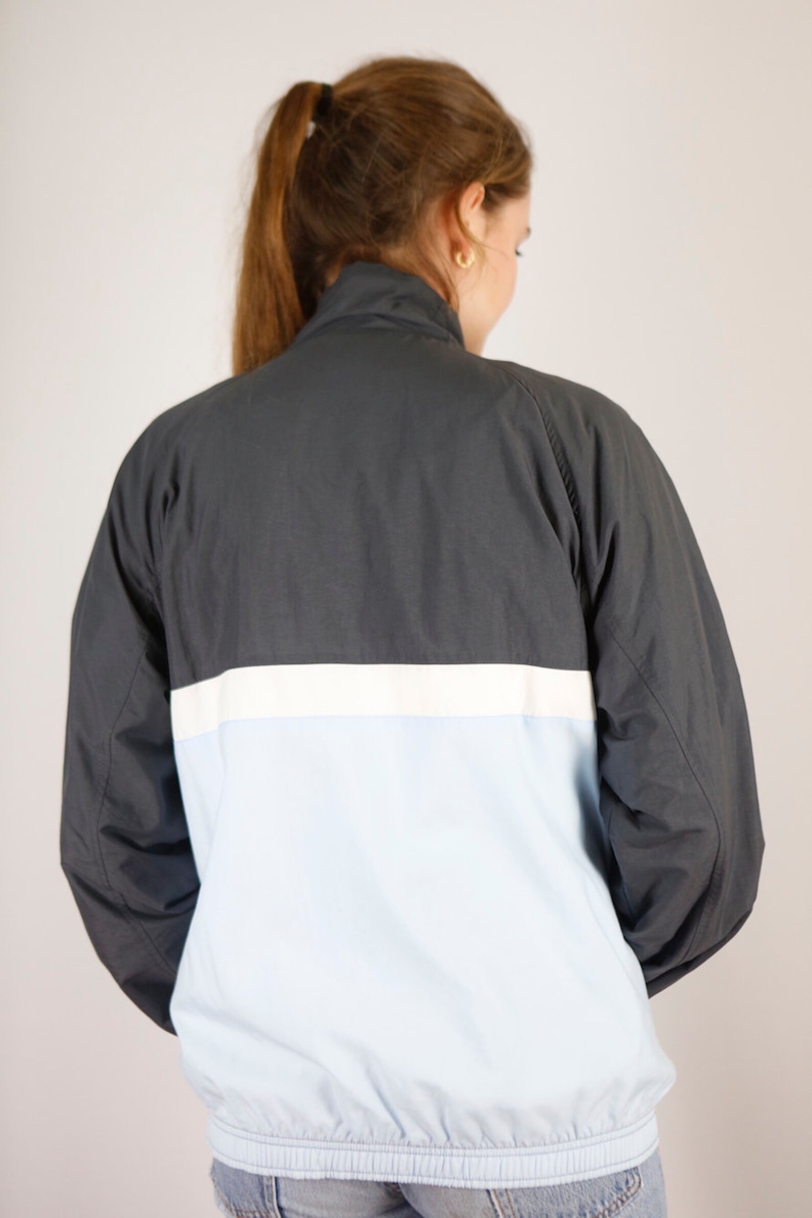 Vintage Nike Track Jacket in Grey in Size M/L Etsy