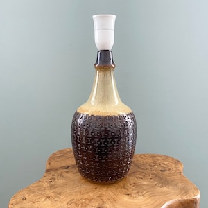 Danish Soholm ceramic table lamp. Scandinavian mid-century modern design