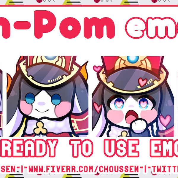 Pom-Pom emotes from Honkai Star Rail