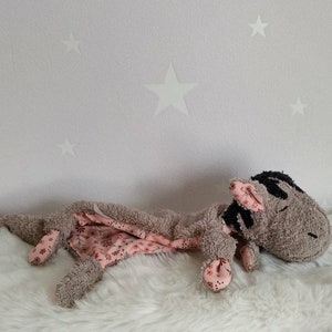 Comfort blanket horse Feli, cuddly blanket, baby blanket, gift for birth or baptism
