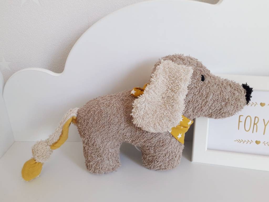 Kuscheltier Hund Kuschelfreund Hugo Hund mit Etsy