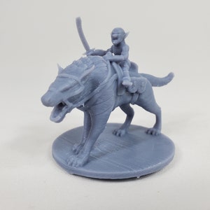 Gobling Worg Rider | MZ4250 | 28mm | Dungeons and Dragons | Tabletop | Resin | DnD | Terrain | D&D | RPG | Miniatures | Pathfinder | DandD