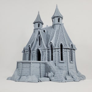 Silver Haven Master Building | Dark Realms | 28mm | Dungeons and Dragons | Tabletop | DnD | Terrain | RPG | Miniatures | Pathfinder