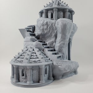 Drow House 2 | Gamescape3d | 28mm | Fantasy | Dungeons and Dragons Terrain | RPG | DnD | Pathfinder | Minis | Buildings