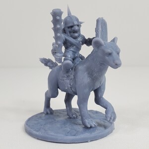 Hyena 1 Goblin Rider 3 | Kyoushuneko | 28mm |  Wonder Worlds | Dungeons and Dragons | Tabletop | Scatter Terrain | RPG | DnD | D&D | mini