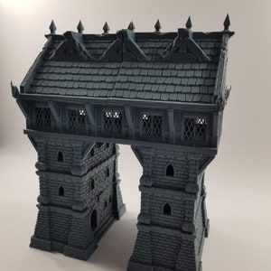 D&D Bridgehouse Wargame Terrain / RPG 3D Drucker Tabletop Code2 ER3D