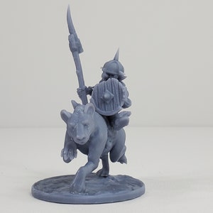 Hyena 4 Goblin Rider 2 | Kyoushuneko | 28mm | Dungeons and Dragons | Tabletop | Terrain | RPG | DnD | D&D | Pathfinder | Minis | 40k | 5E