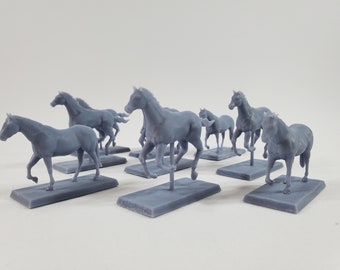 Horses | City of Drennheim | Code2 | 28mm | Wonder Worlds | Dungeons and Dragons | Tabletop | DnD | D&D | RPG | Terrain | RPG | 5E