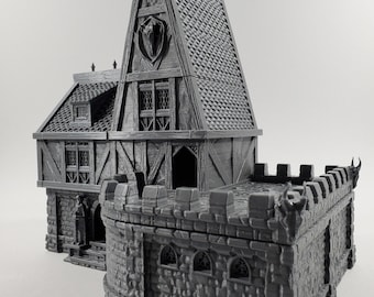 The Barraks | City of Drennheim | Code2 | 28mm | Wonder Worlds | Dungeons and Dragons | D&D | DnD | RPG |Terrain | Tabletop | Pathfinder