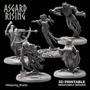 Whispering_Wraiths | Asgard Rising | 28mm | Fantasy | Dungeons and Dragons | Tabletop | Terrain | RPG | DnD | Pathfinder | D&D Mini