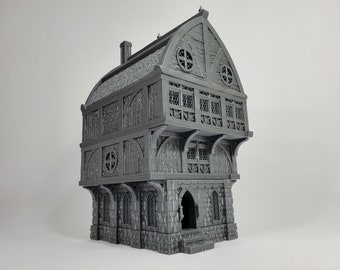 Big Inn Manor House / Steinhafen / Code2 / 28 mm / Wonder Worlds / Dungeons and Dragons / D&D / DnD / RPG / Terreno / Juegos de mesa / Pathfinder