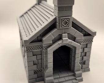 Mythalor Dwarven Dwelling 1 | Dark Realms | 28mm | Sci-fi | Cyberpunk | Tabletop Terrain | RPG | Mecha | Fantasy | Role | D&D | Neocity