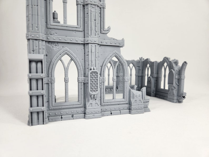 Gothic Ruins Building 1 | 28mm Terrain for Tournament Competition 2000 ...