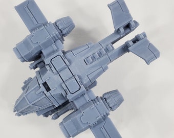 The Intruder Gunship | Print Minis  | Dungeons and Dragons 28mm | 3D Printed Miniature Tabletop