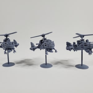 Dwarf Steam Gyrocopters set  | Kyoushuneko | 28mm |  Dwarf | Dungeons and Dragons | Tabletop | Scatter Terrain | RPG | DnD | D&D | Minis