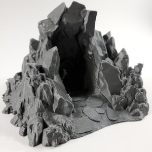 3d Printed DRENN ENTRANCE | DnD Dungeon Master 28mm 3d Buildings Dungeons and Dragons Tabletop Terrain RPG Code2 Miniature