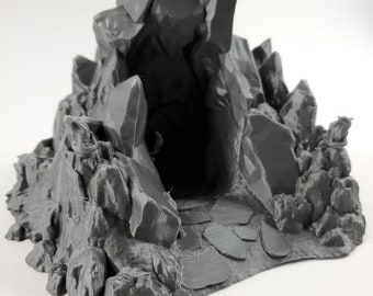 3d Printed DRENN ENTRANCE | DnD Dungeon Master 28mm 3d Buildings Dungeons and Dragons Tabletop Terrain RPG Code2 Miniature