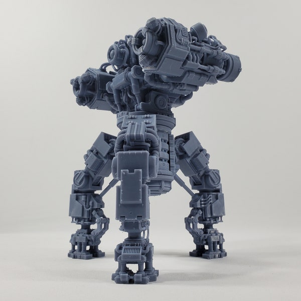 Desolation Engine Giant Robot | Print Minis | 28mm | Sci-fi | Cyberpunk | Tabletop Terrain | RPG | Mecha | Cyber | Fantasy | Role | D&D Mech