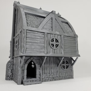 Modest House C | Steinhafen | Code2 | 28mm | Wonder Worlds | Dungeons and Dragons | Tabletop | Terrain | DnD | D&D | RPG | Pathfinder