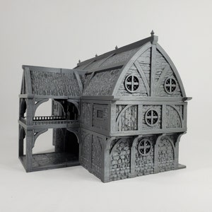 Country Farm Barn Weizendorf | Code2 | 28mm | Wonder Worlds | Dungeons and Dragons | Tabletop | Terrain | DnD | D&D | RPG | Scatter Terrain