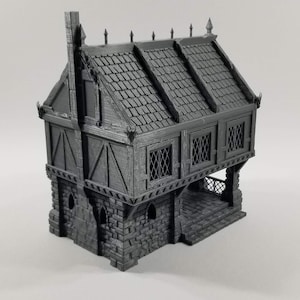 Merchant House City of Drennheim, Dungeons and Dragons Building D&D DnD RPG Tabletop games  28mm Terrain Pathfinder Code2 Fantasy
