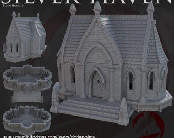 Silver Haven House 5 | Dark Realms | 28mm | Dungeons and Dragons | Tabletop | DnD | Terrain | RPG | Miniatures | Pathfinder