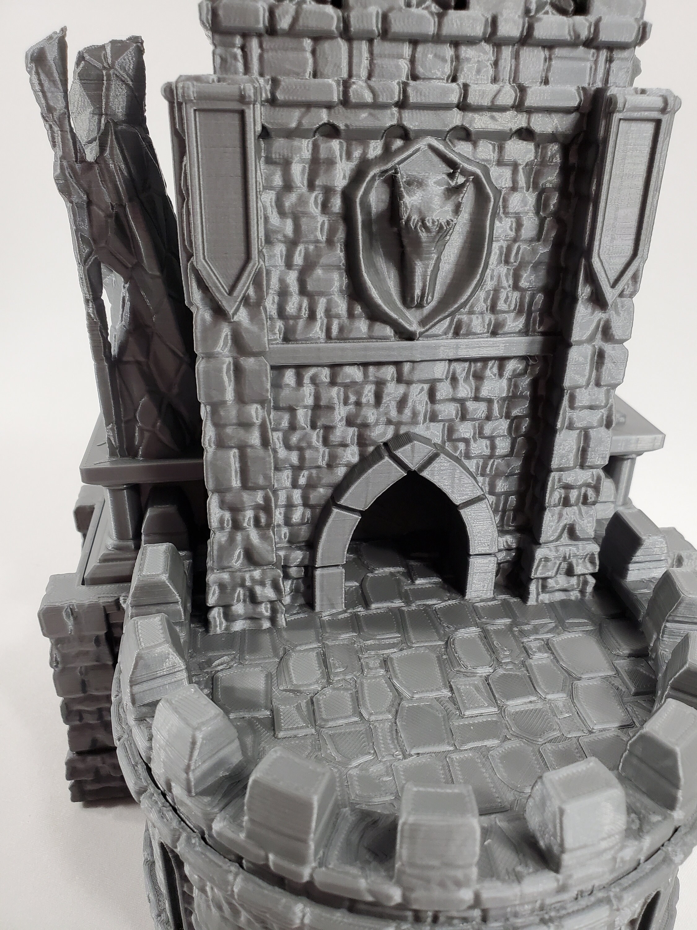 Dice Tower Castle Style Code2 D&D Dungeons and Dragons Etsy