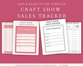 Easy-to-Use Craft Show PDF Sales Tracker for Vendors