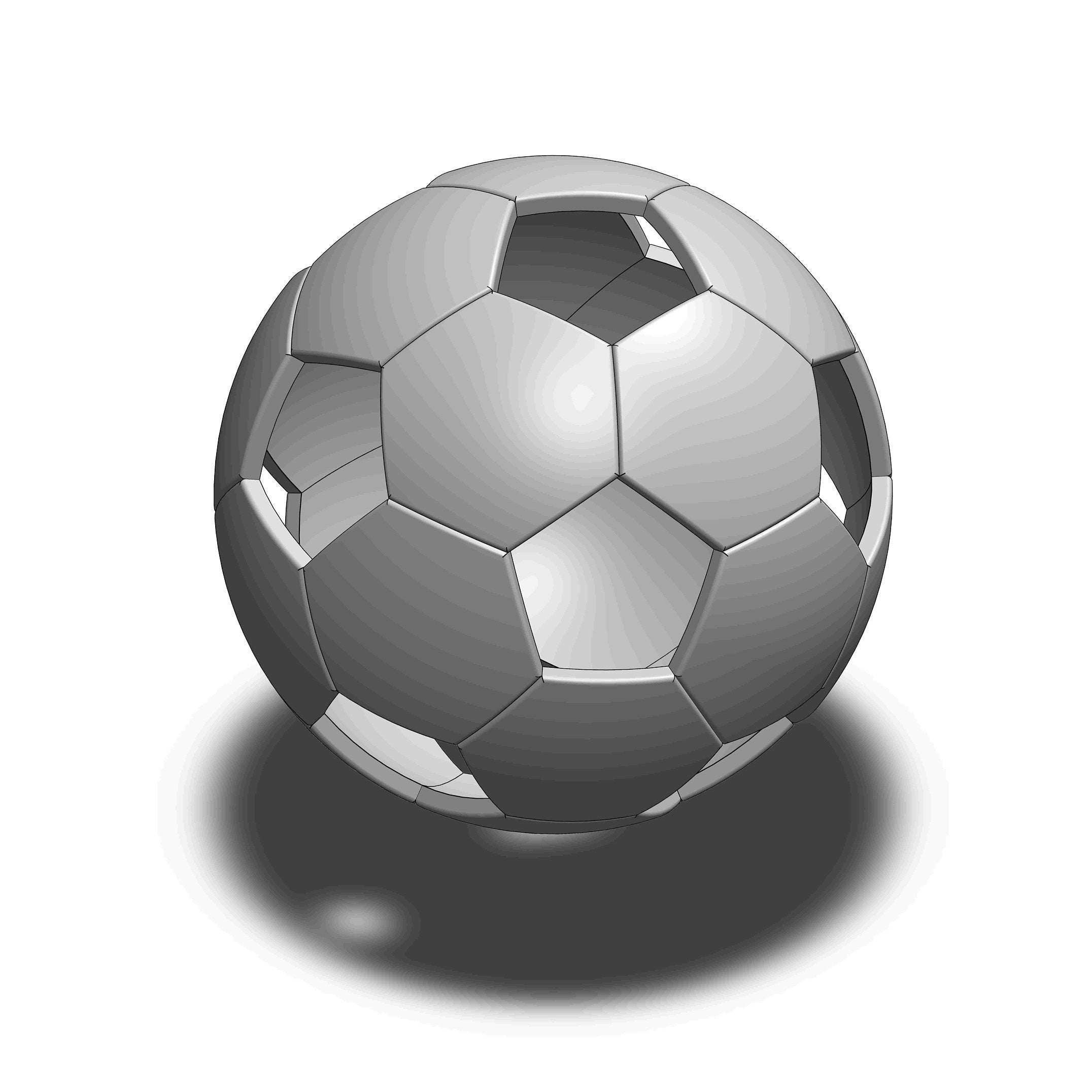 Football 3D Print STL File Soccer Decoration Toy - Etsy