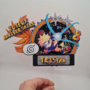 Naruto cake topper