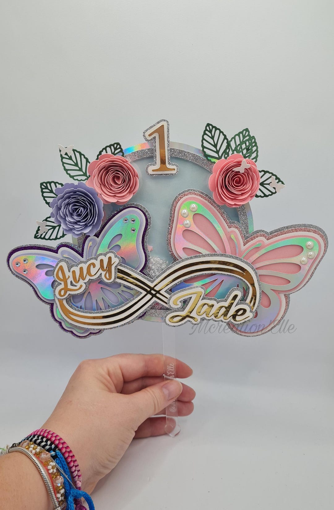 Buutterfly Topper Butterfly Duo Cake Topper - Etsy