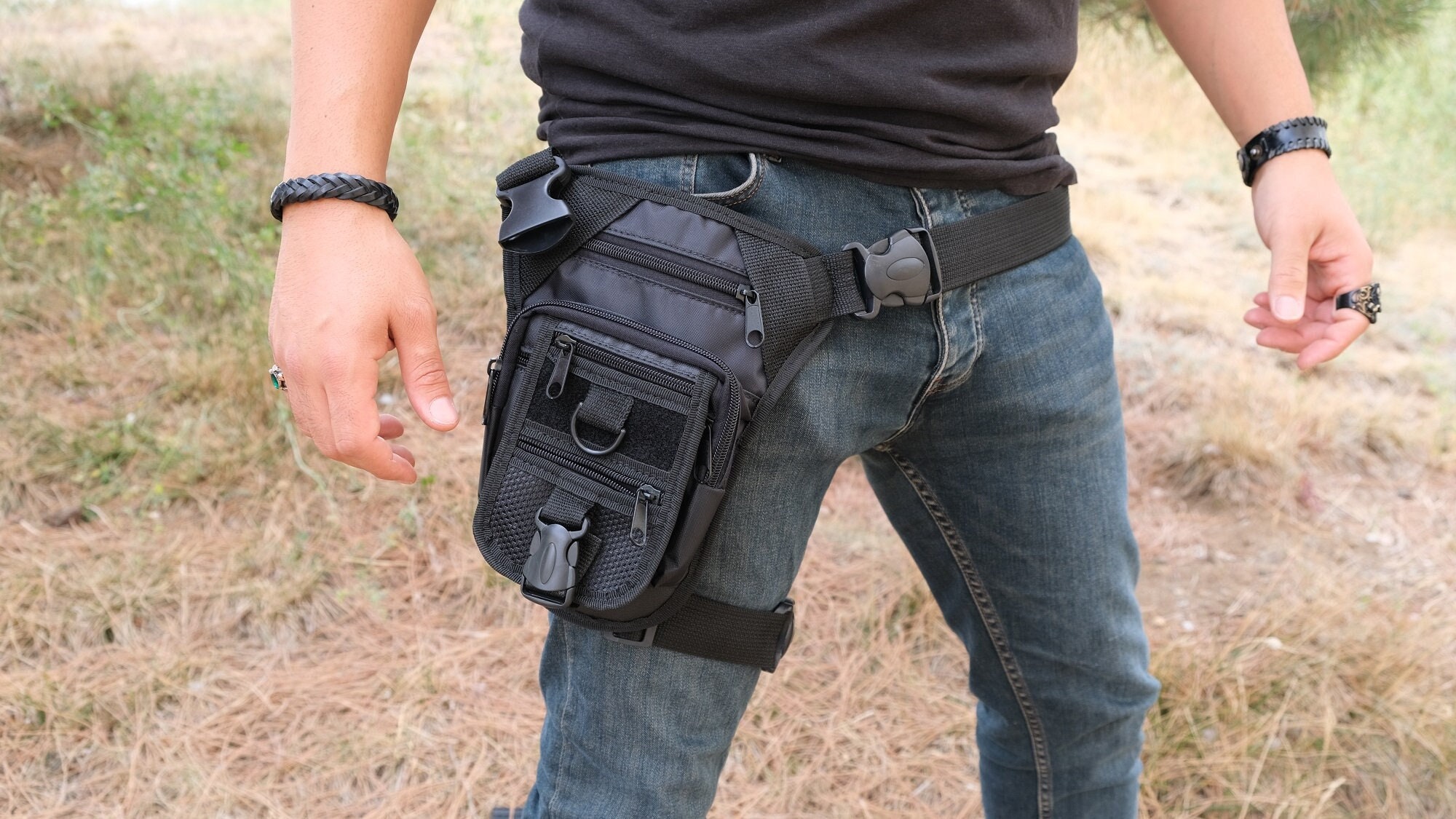 Tactical Triangle Pistol Bag Fanny Pack Utility Bag Drop - Etsy