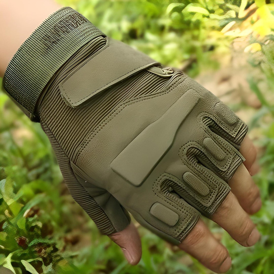 Halffinger Gloves military Tactical Gloves for Soldiers Etsy