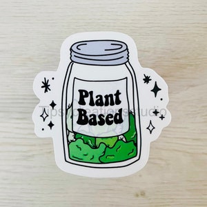 Pflanzenbasiert, Legalize, Vegan, 420, Weed, Sticker, Hydroflask Sticker, Sticker Laptop, Ästhetik, Sticker Sheet, Lustig, Mama, Papa, Geschenk