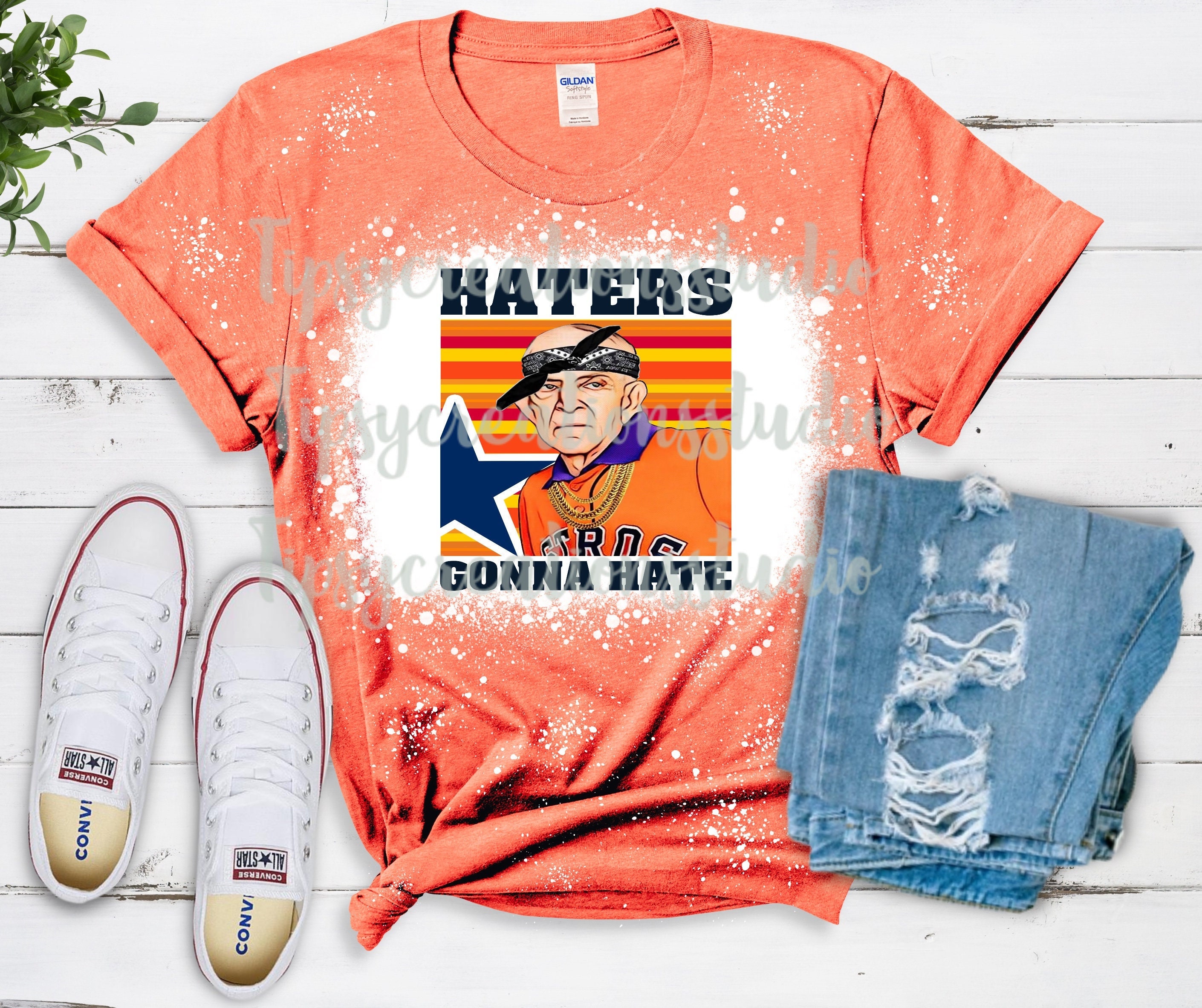 HOUSTON ASTROS Unisex Short Sleeve Tee I'm a Fan Blow Me