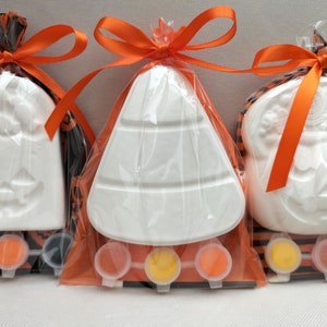 Pinta tu propia bolsa de regalos para fiestas de Halloween, manualidad para niños