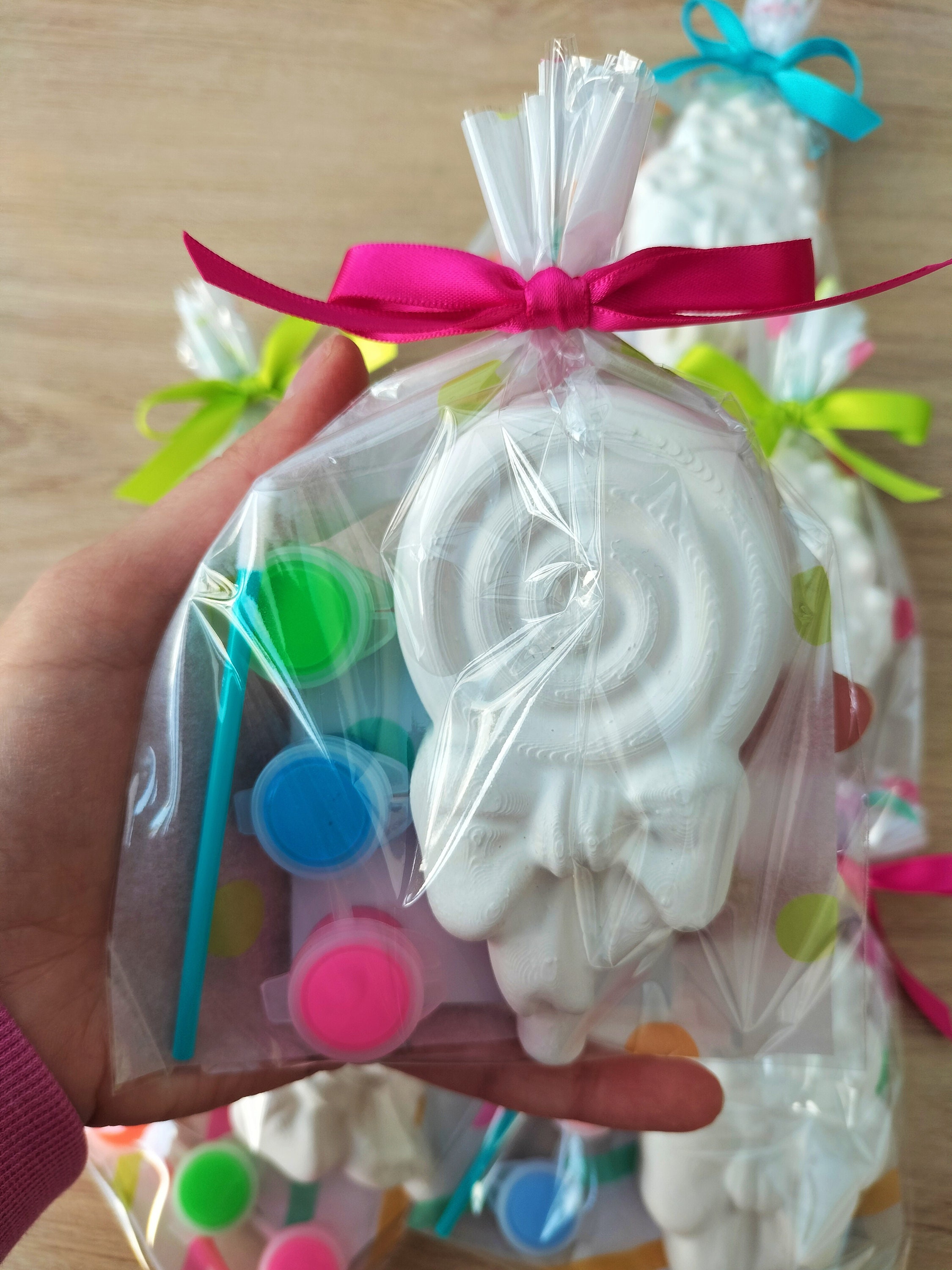 Lollipop candy floss party bags