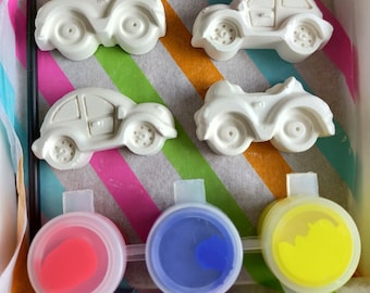 Paint Your Own Miniature Car Kit, Party Favors