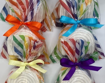 Rainbow party bags, paint your own rainbow, party bag fillers, kids painting activity, party activities,kids gift, party favours, family fun