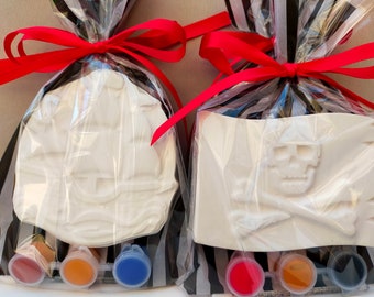 Paint Your Own Pirate Party Favor Bags
