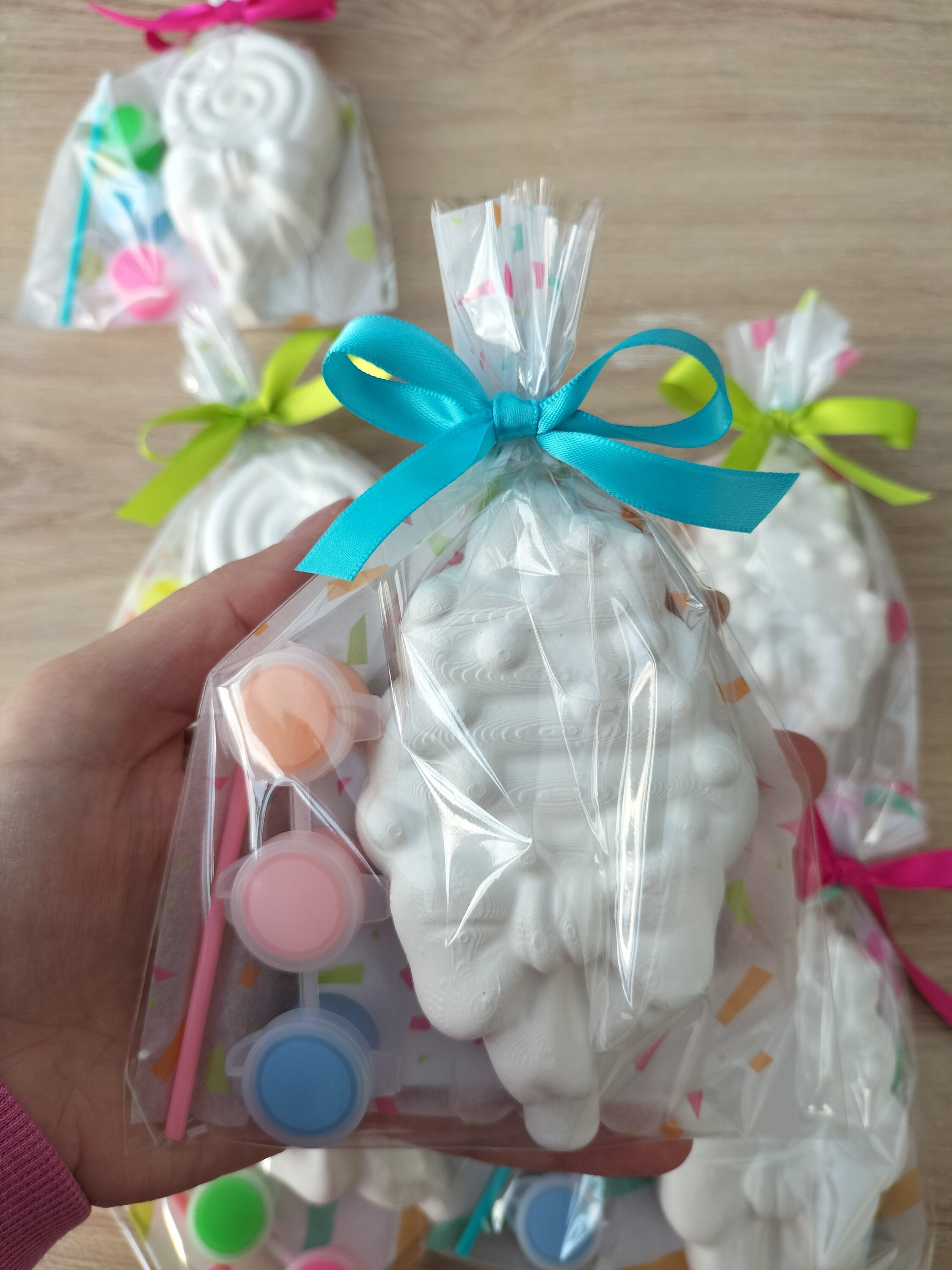 Lollipop candy floss party bags